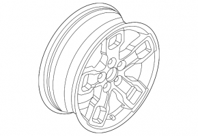 Wheel rim R17x7J ET 37.5 Ford Bronco Sport 21-25 type 1 curb