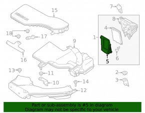Nissan Rogue Sport 17-22 Air Filter Housing Upper Cover