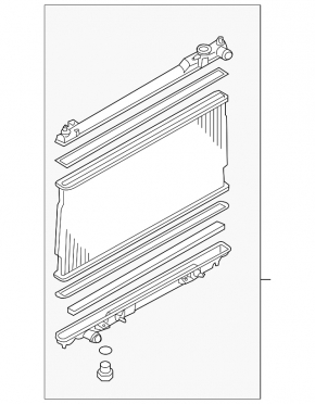 Nissan 350z Water Cooling Radiator
