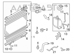 Nissan 350z Water Cooling Radiator