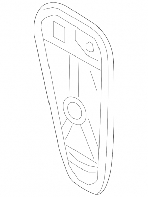 Door panel inner front right VW Atlas 18-