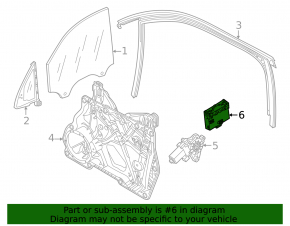 Front right door computer Audi A3 22-26