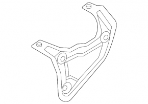 Front right rear fender bracket BMW 7 G70 23-25
