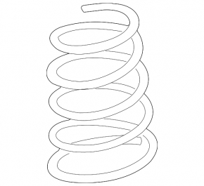 Front left spring Lexus ES350 07-12