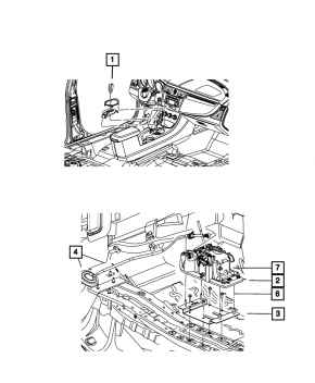 Chrysler 200 11-14 Gearbox Shifter