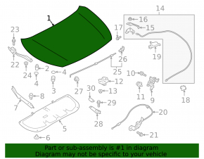 Subaru Impreza 17-23 GK bare hood