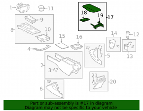 Central console armrest Toyota Camry v40 10-11 beige leather, for re-upholstery, scratches