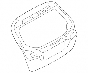 Naked tailgate Subaru Outback 20-23