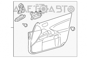 Front right door panel for Lexus IS250 IS300 IS350 06-08