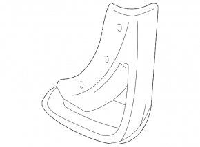 Front left mudguard for Toyota Highlander 2001-2007
