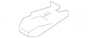 Front turn signal bracket lower right Toyota Prius 30 13-15 rest