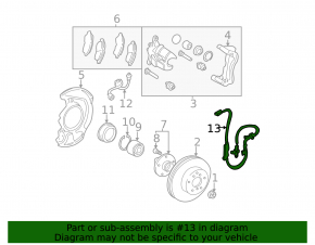 Front right ABS sensor for Lexus ES300 ES330