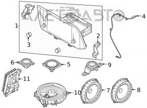 Hyundai Tucson 22-26 Bose front right door speaker