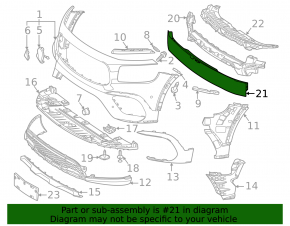 Mercedes X247 GLB 20-26 front bumper reinforcement