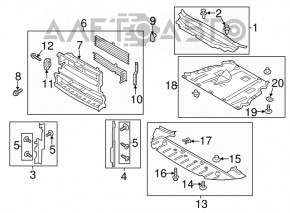 Motor actuator blinds Chrysler 200 15-17