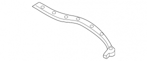 Rear center hood seal for Land Rover Range Rover 13-21