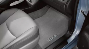 Set of mats Toyota Prius 30 10-15 cloth gray, plug-in, for dry cleaning