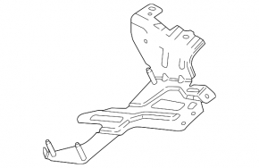 Bracket for mounting the ECU unit lower Mazda CX-9 16-23