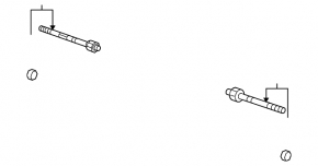 Steering rod left Chevrolet Volt 11-15 CTR