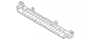Upper radiator deflector for Mitsubishi Outlander 22-25 2.5