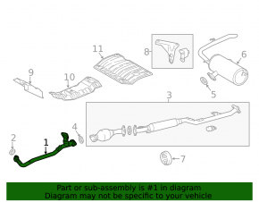 Downpipe Toyota Sienna 17-20 3.5 FWD
