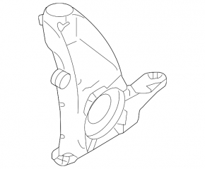 Front left trunnion VW Tiguan 09-17
