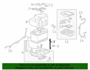 Chevrolet Malibu Battery Mount 16-