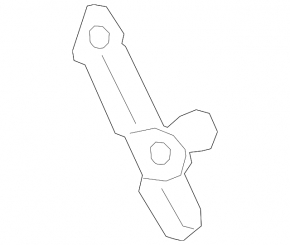 Right tailgate shock absorber bracket for VW Atlas 18-23 on the body