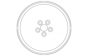 Wheel disk R15 x 6J ET45 5*100 Toyota Prius 30 13-15 rest