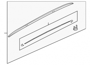 Roof rails 2pcs Audi Q7 4L 10-15 chrome