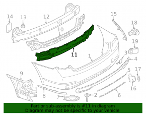 Rear Bumper Frame BMW 7 G11 G12 16-19