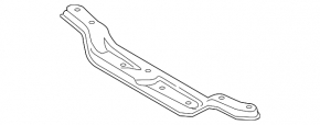 Upper front bumper bracket for Lexus LX570 16-21 rest