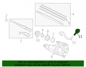 Rear Windscreen Washer Nozzle Honda CRV 12-16