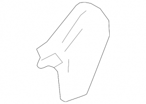 Left side passenger seat trim for Honda Insight 19-22 black,