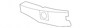 Front bumper absorber left Mercedes W164 ML 06-11