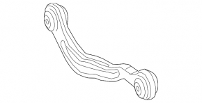 Upper rear right transverse control arm Mercedes S-class W222 14-20