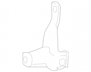 Muffler bracket central Mercedes GLA 14-20 with rubber
