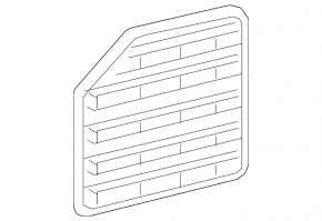 Ventilation shield left Ford Edge 15- large