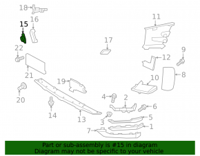 Land Rover Range Rover Evoque 19-23 Front Bumper Tow Hook Cap
