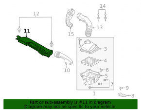 Lincoln Corsair 20-22 2.3 Air Intake