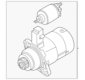 Starter VW Jetta 19- 2.0T BOSCH