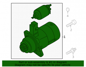Starter VW Taos 22-24 1.5T DENSO