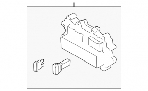Nissan Murano z50 03-08 interior fuse box