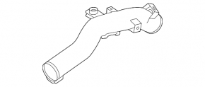 Upper second intercooler pipe for Kia K5 21-24 1.6T