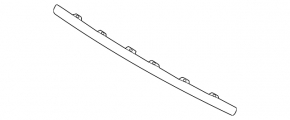 Volvo XC60 22-25 chrome rear bumper center molding