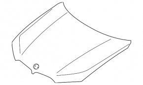 The bare hood of the BMW iX 21-25