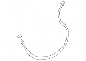 Air conditioner tube heater-condenser Audi Q7 16- 2.0T
