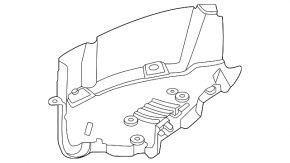 Rear left underbody protection BMW i4 22-26