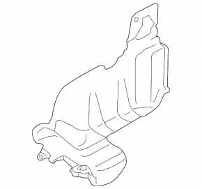Right engine guard Subaru Forester 08-13