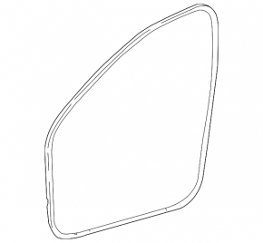 Front left door seal for Lexus LS 18-23
